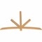 Ekena Millwork Alberta Smooth Timber Gable Bracket, Western Red Cedar, 72"W x 48"H x 1 1/2"D x 3 1/2"F, 16/12 Pitch GBW072X48X0204ALB00SWR - alternate 2